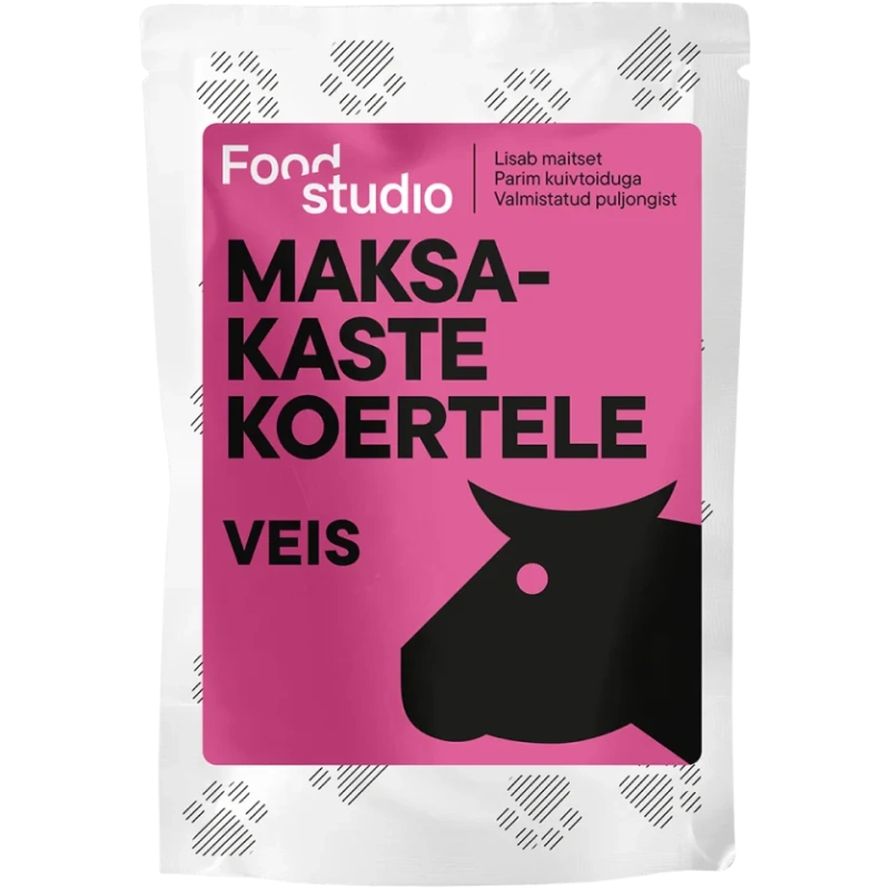FoodStudio maksakaste koertele, veis 100ml
