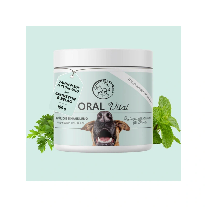 Annimally Oral Vital-  merevetikajahu sisaldav täiendsööt 100gr 