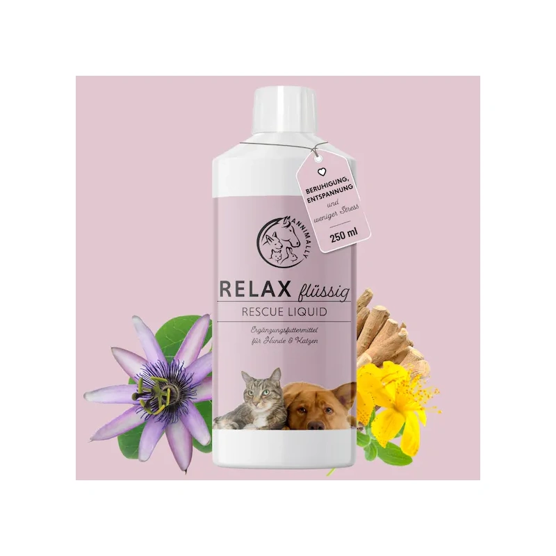 Annimally Relax-  rahustav täiendsööt koertele ja kassidele, 250ml