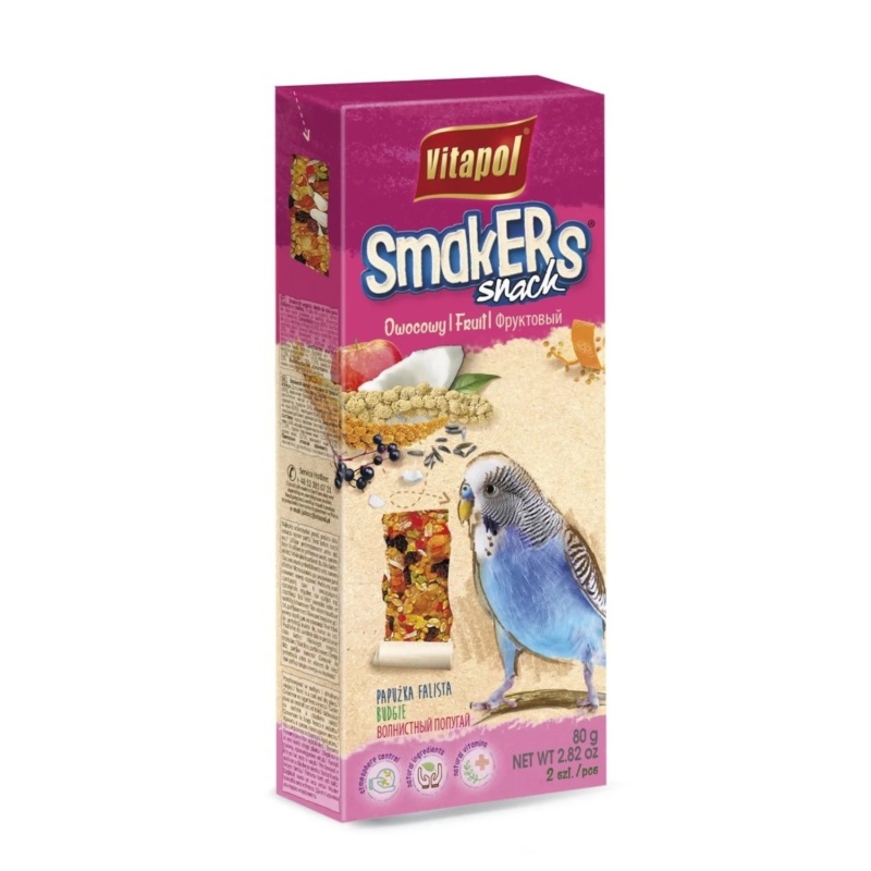 Vitapol Smakers viirpapgoi maius puuviljadega 2tk 90g