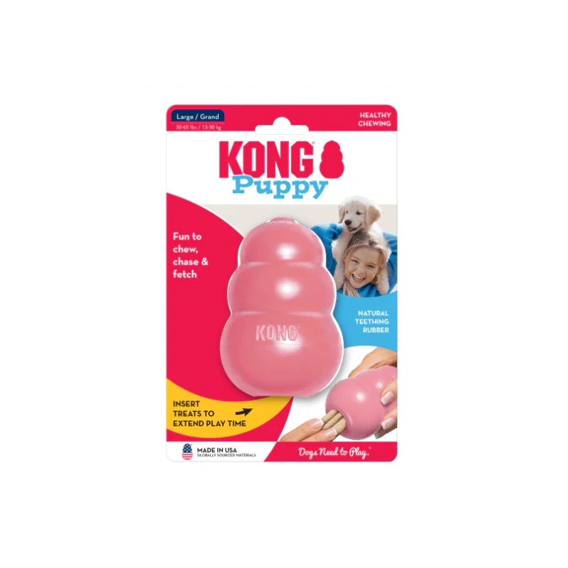 Kong puppy L (roosa) NB! Värv pleekinud