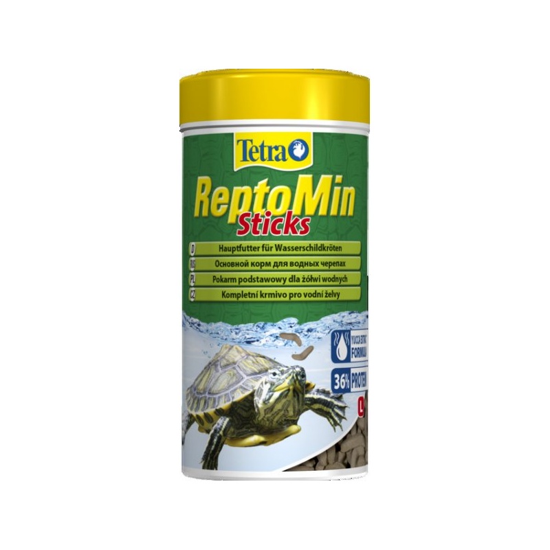 Tetra kilpkonna täissööt Reptomin Sticks 250ml