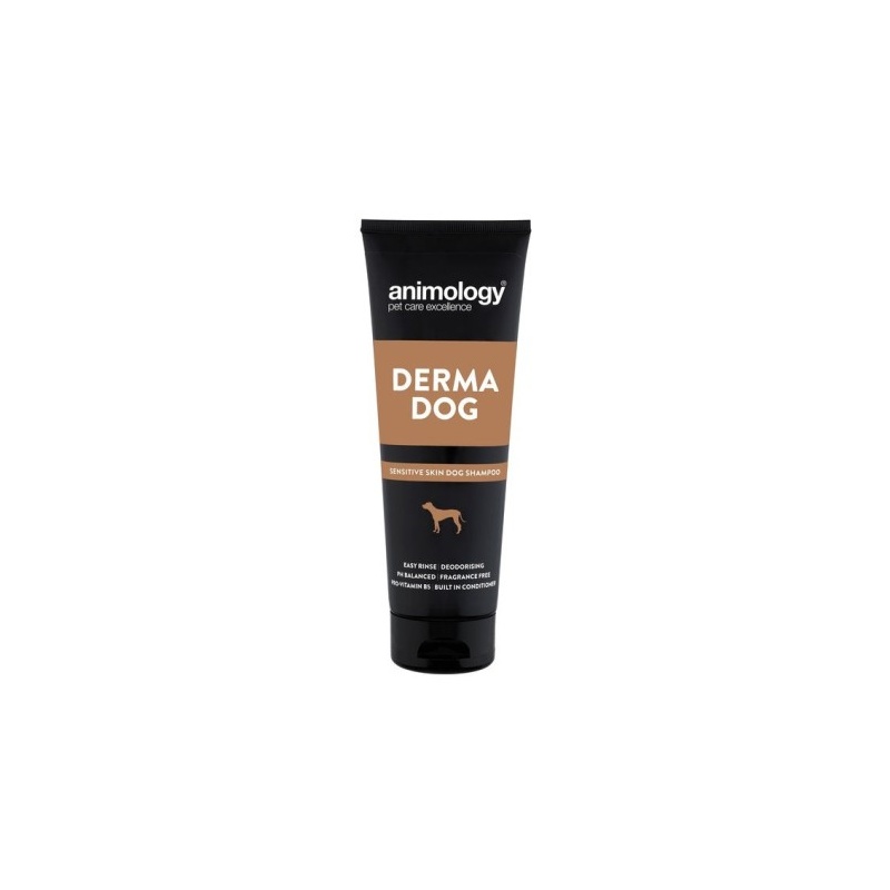 Animology Derma Dog on lõhnavaba šampoon koertele 250ml