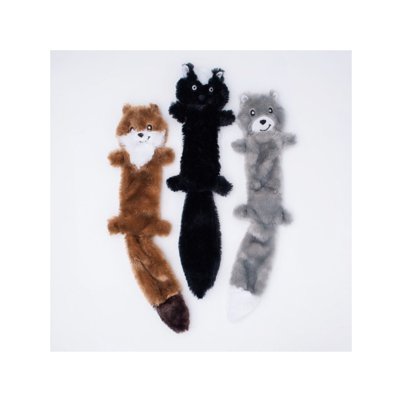 ZippyPaws Skinny Peltz, erinevad loomad 45 x 6cm
