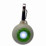 Rogz RogLite LED tuluke 31mm, laim/valge