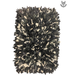 Nuuskimismatt65x45cm,  must/hall