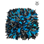 Nuuskimismatt 40x40cm, sinine/must/valge