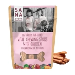 Sana närimispulgad veisenahast koos kanalihaga (150g)
