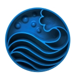 Sodapup The Wave aeglaselt söömise kauss (sinine)