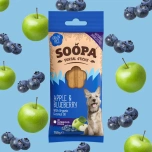 Soopa närimispulgad õun ja mustikad, 100gr